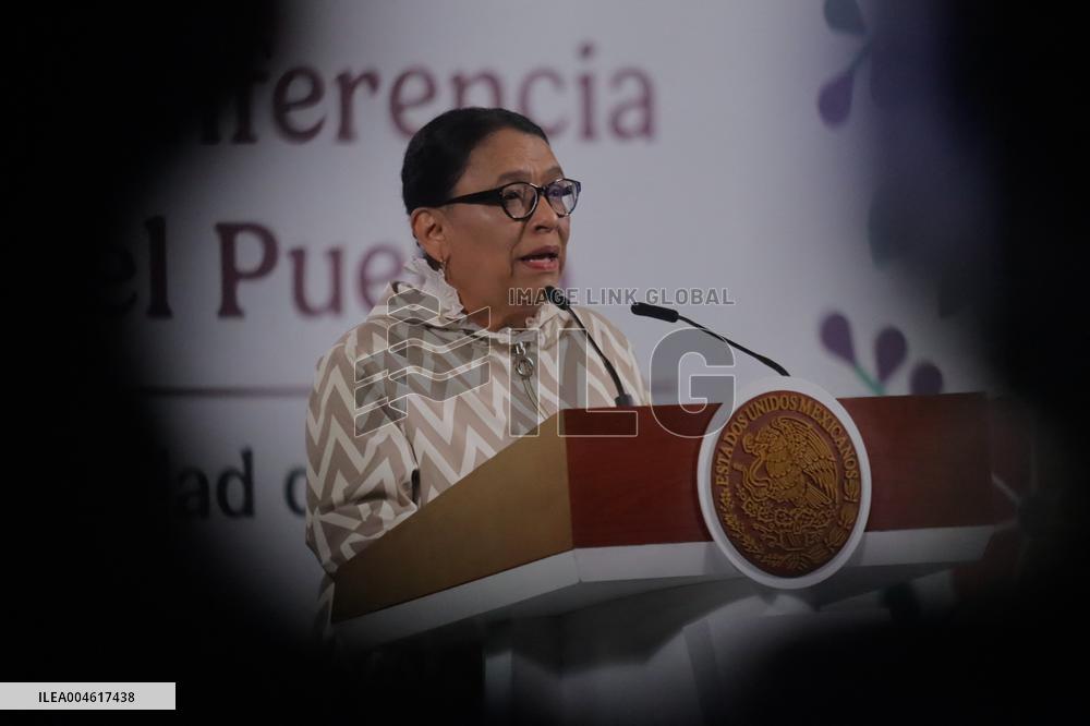 President Claudia Sheinbaum Holds Briefing - Mexico