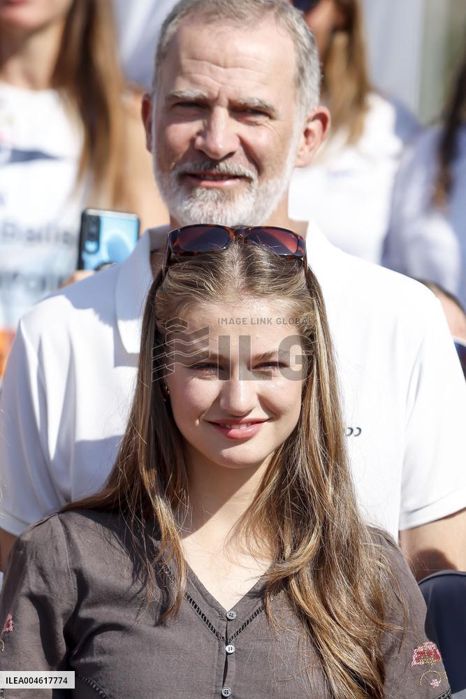 King Felipe And Princess Leonor At Nautical Club - Spain