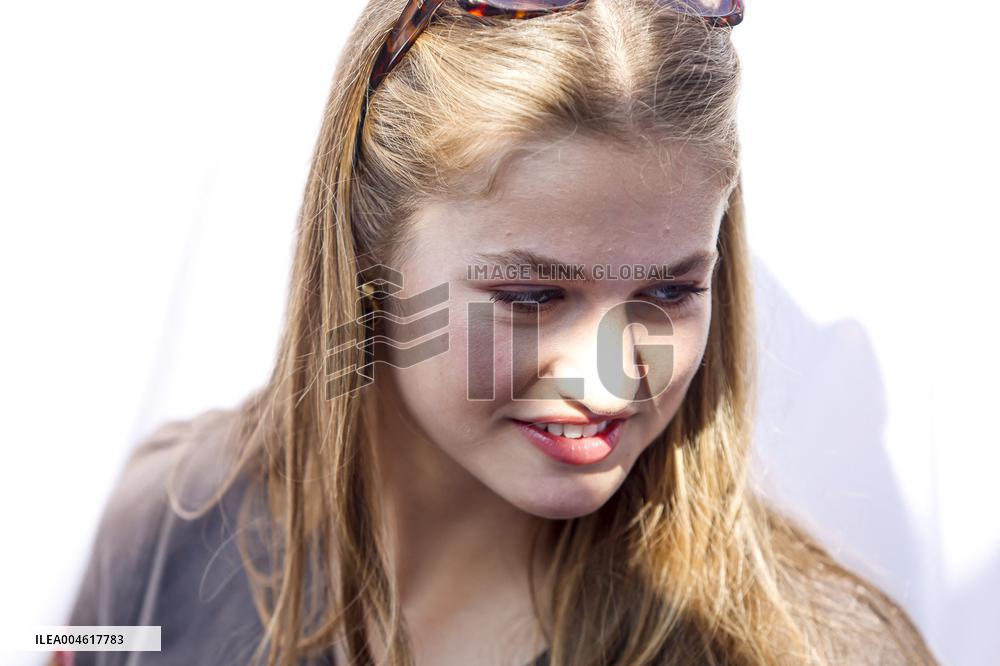 King Felipe And Princess Leonor At Nautical Club - Spain