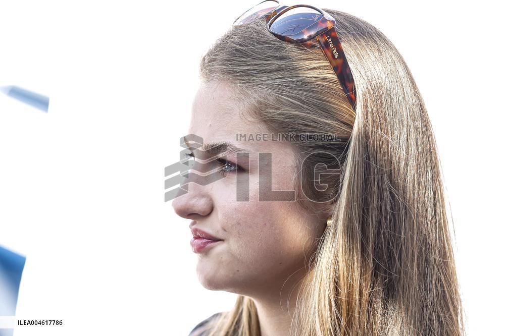 King Felipe And Princess Leonor At Nautical Club - Spain