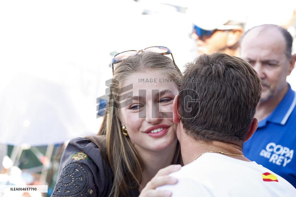 King Felipe And Princess Leonor At Nautical Club - Spain
