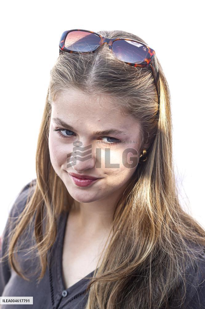 King Felipe And Princess Leonor At Nautical Club - Spain