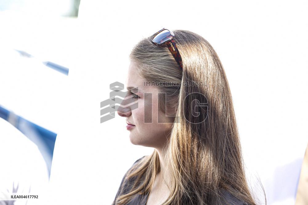 King Felipe And Princess Leonor At Nautical Club - Spain