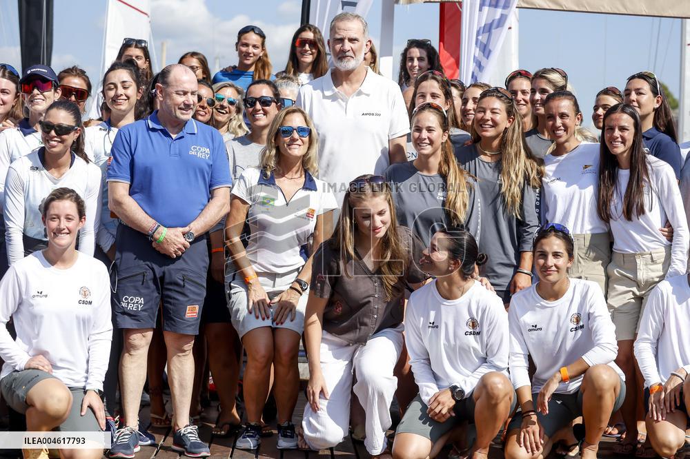 King Felipe And Princess Leonor At Nautical Club - Spain