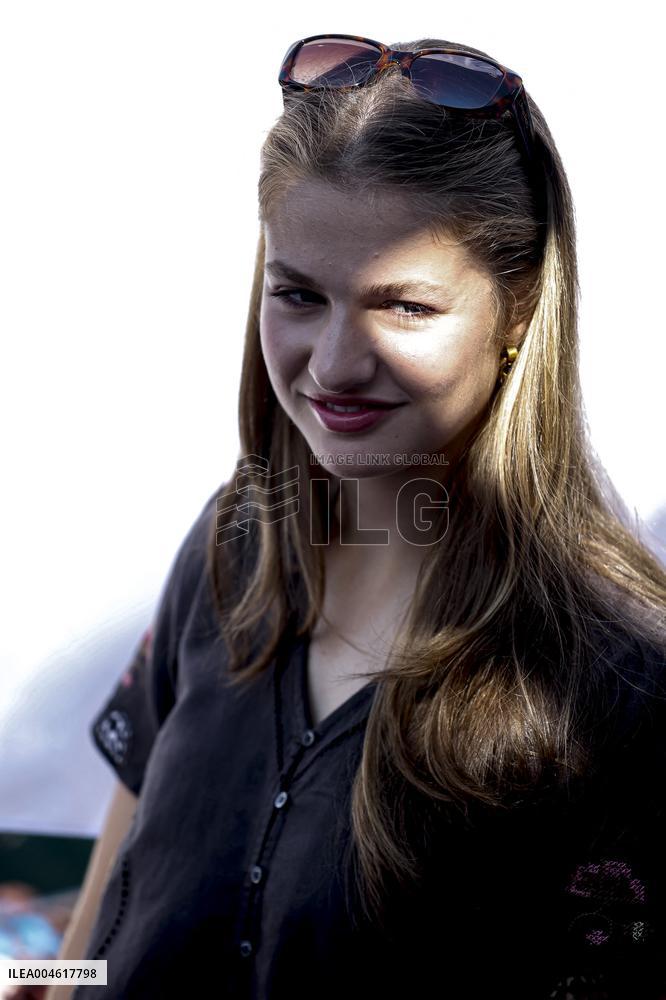 King Felipe And Princess Leonor At Nautical Club - Spain