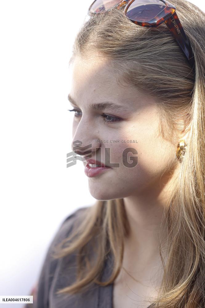 King Felipe And Princess Leonor At Nautical Club - Spain