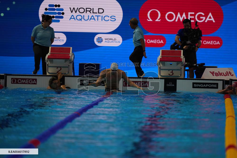 Maxime Grousset Wins Second Butterfly Title - Singapore