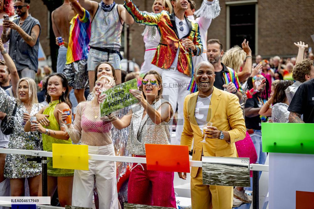 Canal Parade in Amsterdam - Netherlands
