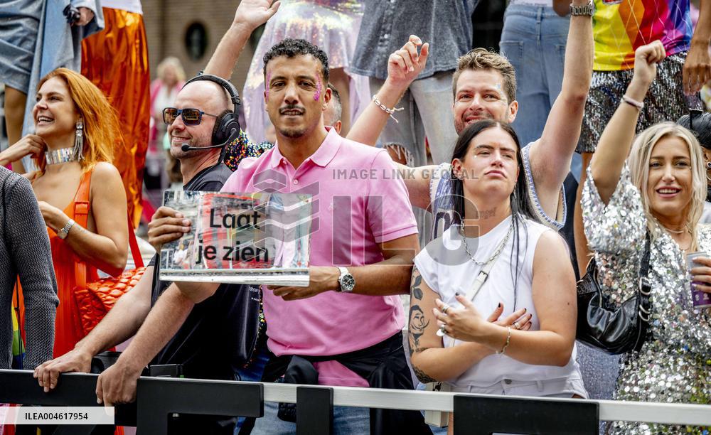 Canal Parade in Amsterdam - Netherlands