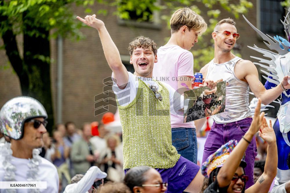 Canal Parade in Amsterdam - Netherlands
