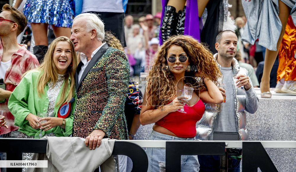 Canal Parade in Amsterdam - Netherlands