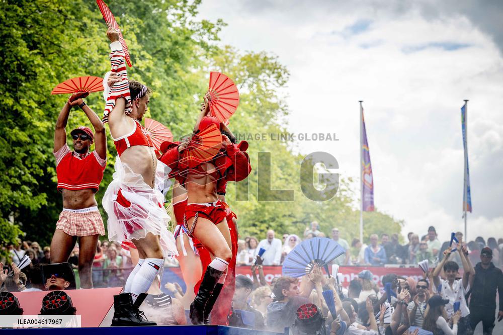 Canal Parade in Amsterdam - Netherlands