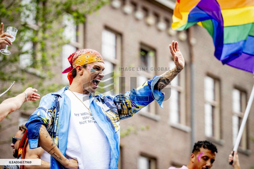 Canal Parade in Amsterdam - Netherlands