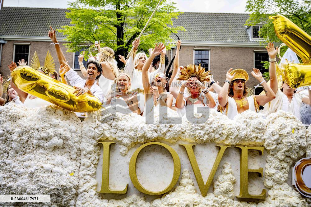 Canal Parade in Amsterdam - Netherlands