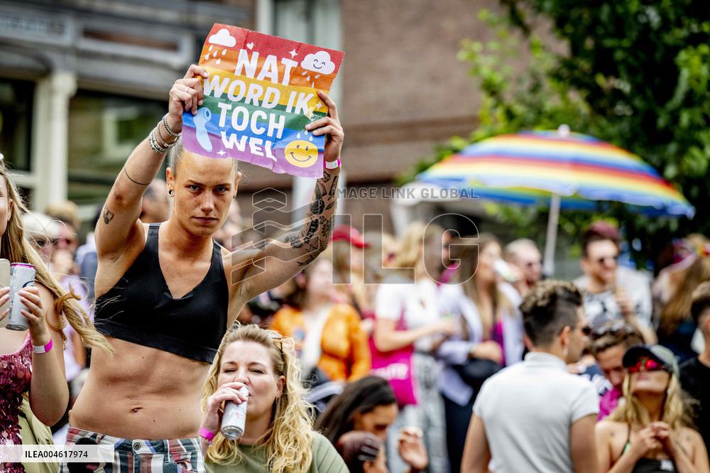 Canal Parade in Amsterdam - Netherlands