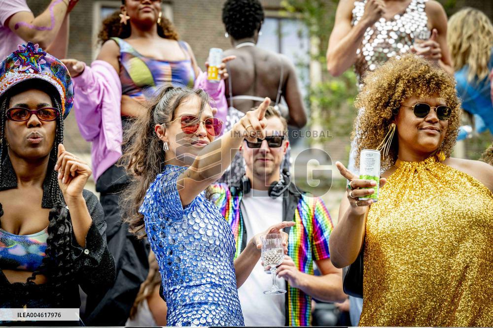 Canal Parade in Amsterdam - Netherlands