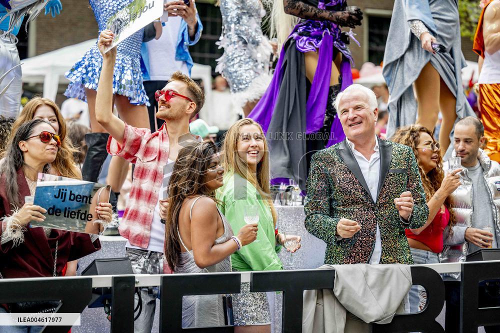 Canal Parade in Amsterdam - Netherlands