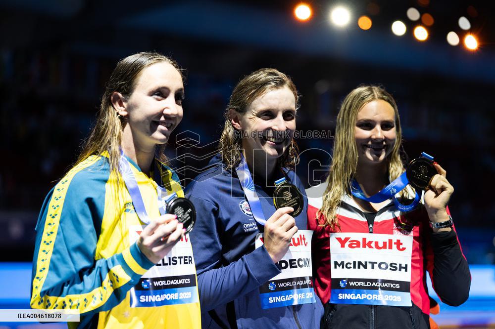 World Aquatics Championships 2025 - Day 23 - Singapore