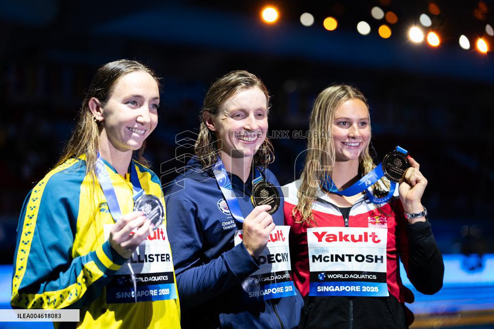 World Aquatics Championships 2025 - Day 23 - Singapore