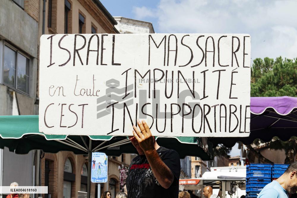 Pro-Palestinian Protest - Montauban