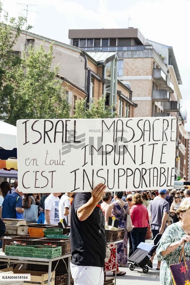 Pro-Palestinian Protest - Montauban