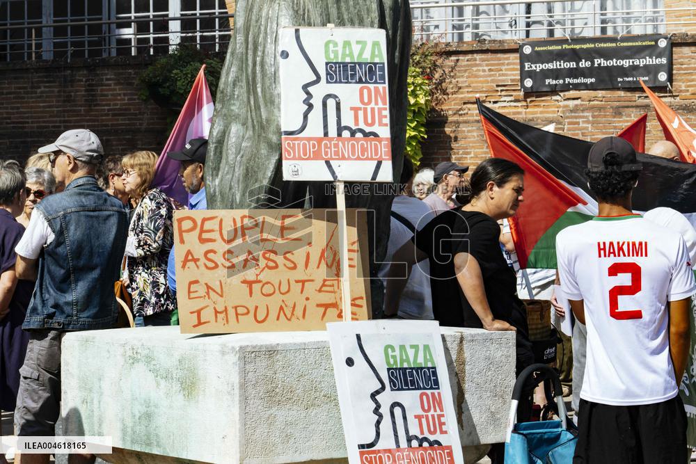 Pro-Palestinian Protest - Montauban