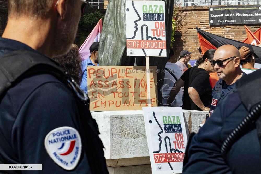 Pro-Palestinian Protest - Montauban