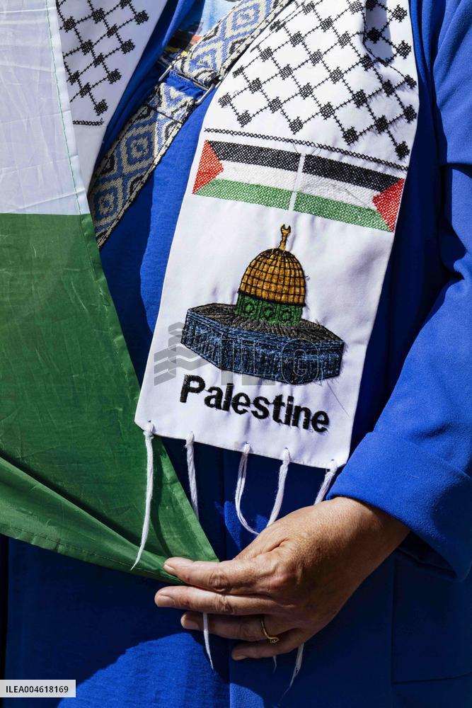 Pro-Palestinian Protest - Montauban