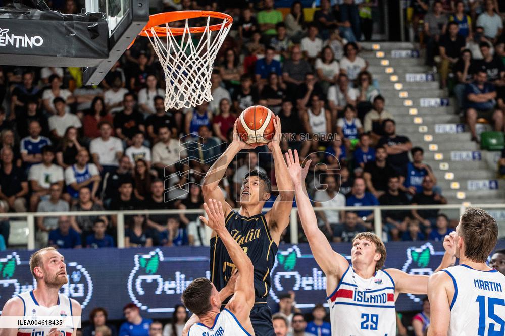 BASKET - Amichevole - Trentino Basket Cup - Italy vs Iceland