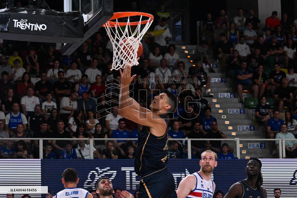 BASKET - Amichevole - Trentino Basket Cup - Italy vs Iceland