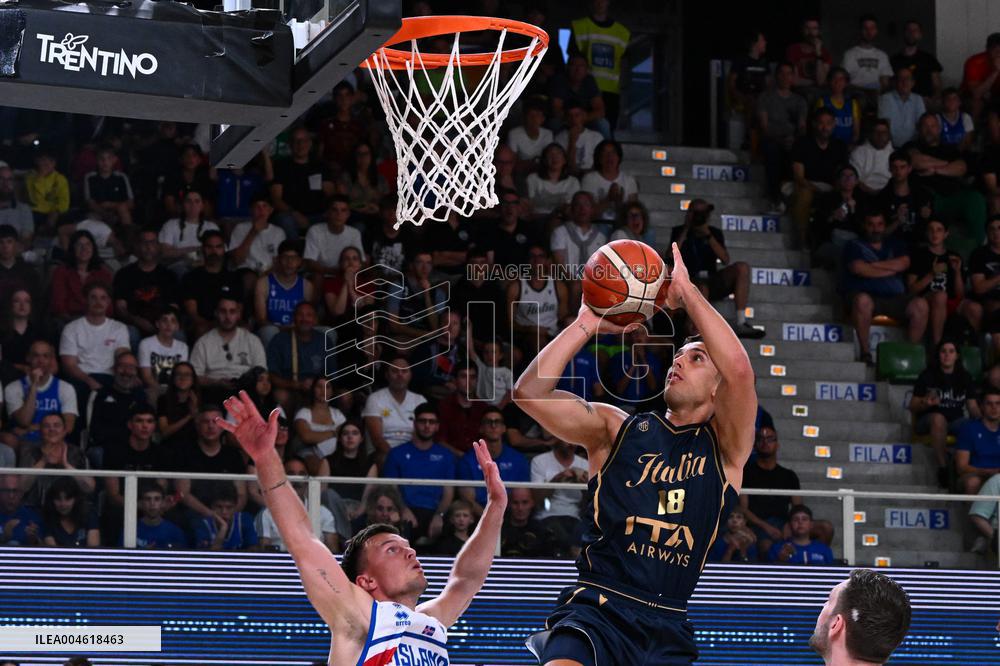 BASKET - Amichevole - Trentino Basket Cup - Italy vs Iceland