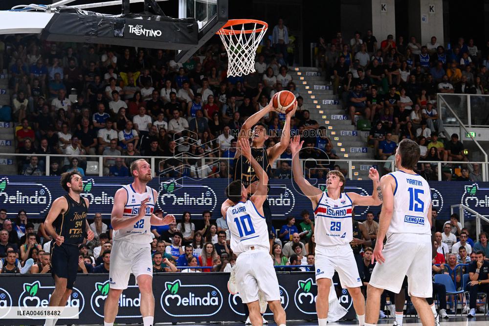 BASKET - Amichevole - Trentino Basket Cup - Italy vs Iceland