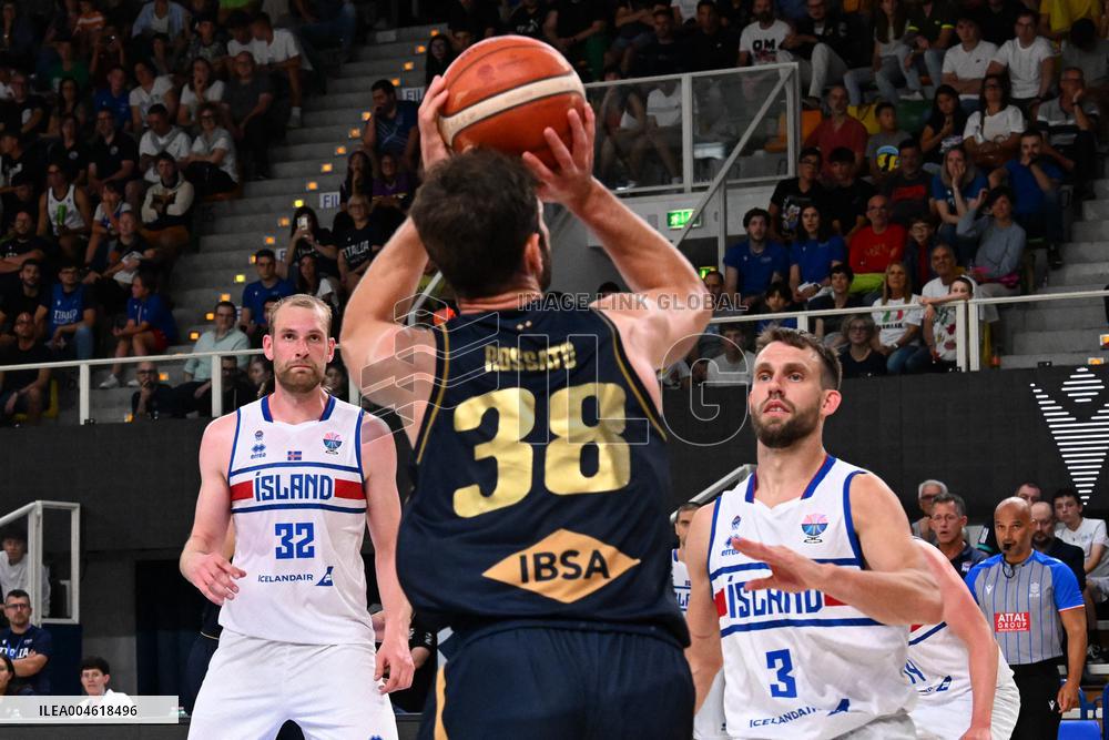 BASKET - Amichevole - Trentino Basket Cup - Italy vs Iceland