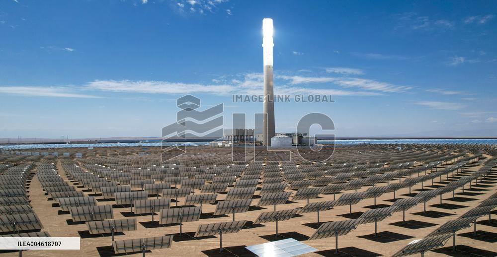 Gobi Desert Multi-energy Complementary Base PV Project Site in Jiuquan