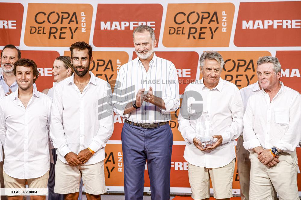 King Felipe VI At The 43rd King’s Cup Regata Trophies Gala - Mallorca