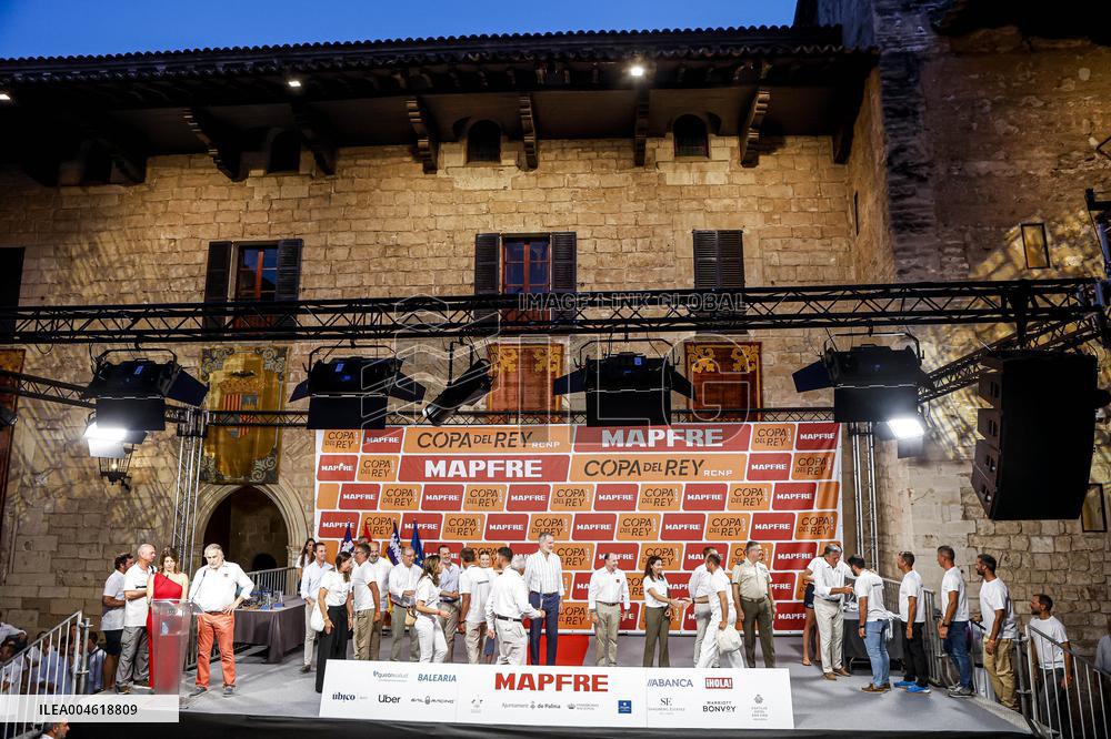 King Felipe VI At The 43rd King’s Cup Regata Trophies Gala - Mallorca
