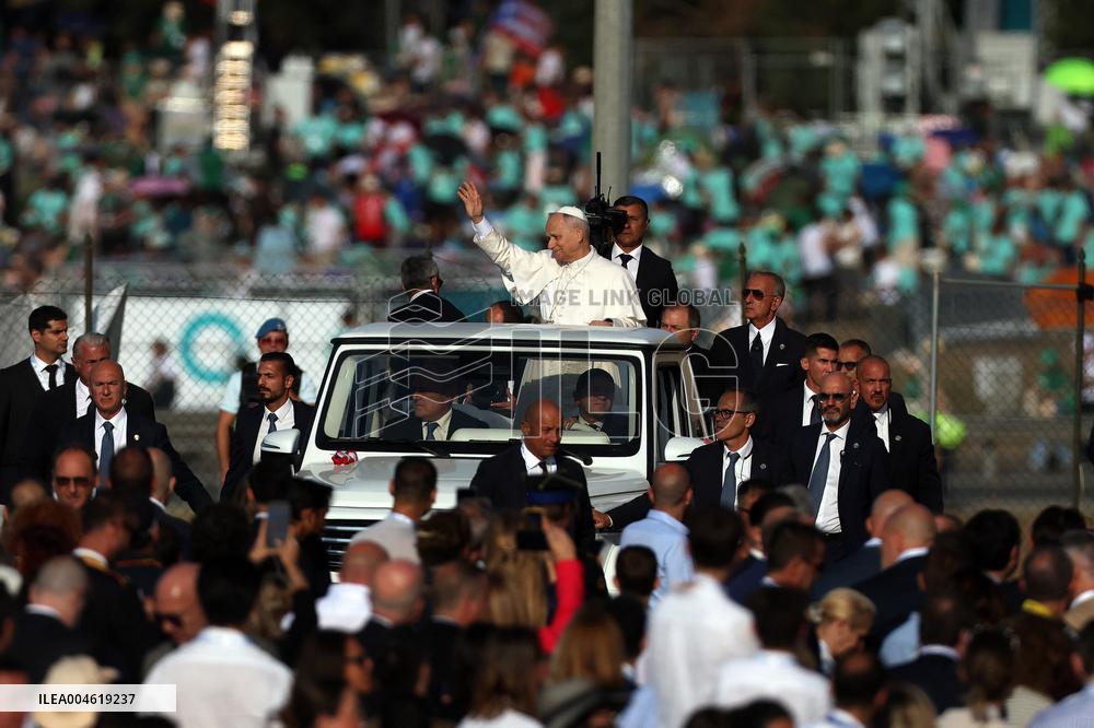 Pope Leo XIV Leads Mass For Youth Jubilee - Rome