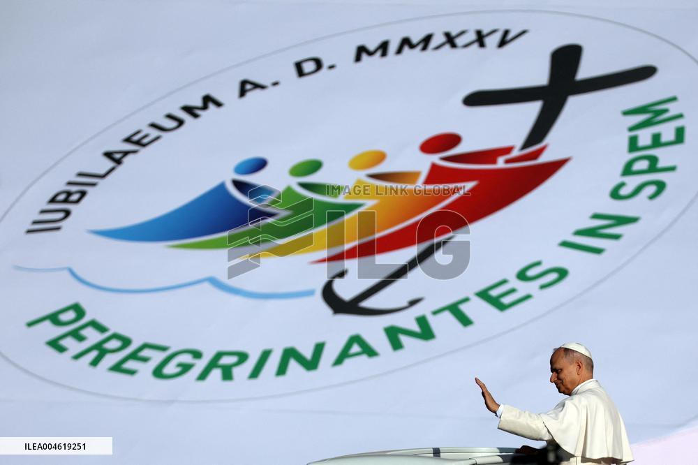 Pope Leo XIV Leads Mass For Youth Jubilee - Rome