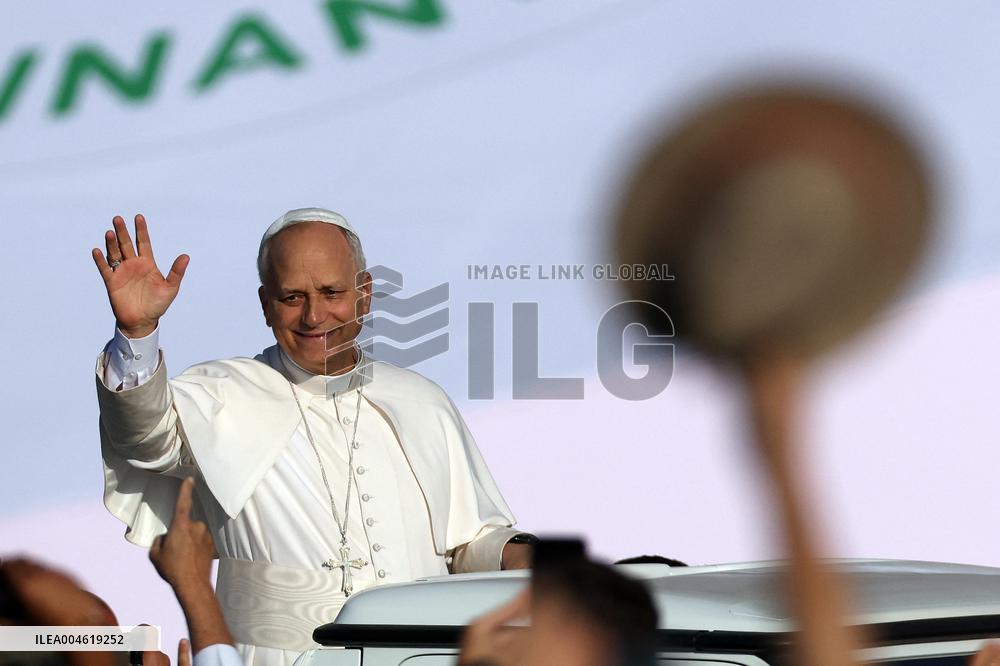Pope Leo XIV Leads Mass For Youth Jubilee - Rome