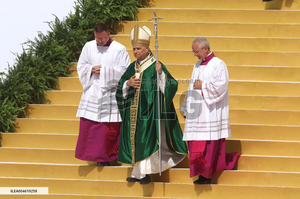 Pope Leo XIV Leads Mass For Youth Jubilee - Rome
