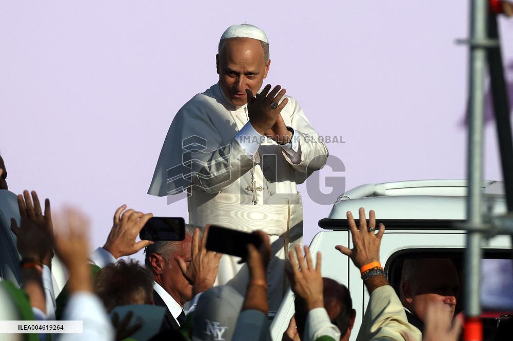 Pope Leo XIV Leads Mass For Youth Jubilee - Rome