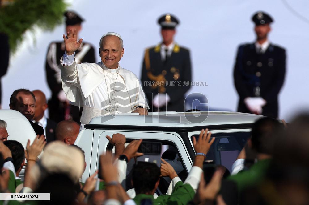 Pope Leo XIV Leads Mass For Youth Jubilee - Rome