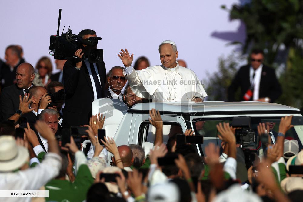 Pope Leo XIV Leads Mass For Youth Jubilee - Rome