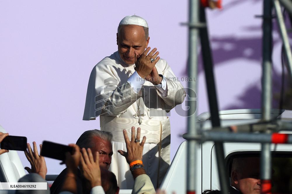 Pope Leo XIV Leads Mass For Youth Jubilee - Rome