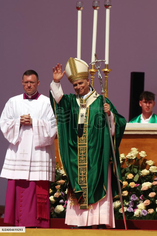 Pope Leo XIV Leads Mass For Youth Jubilee - Rome