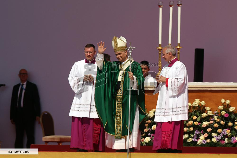 Pope Leo XIV Leads Mass For Youth Jubilee - Rome