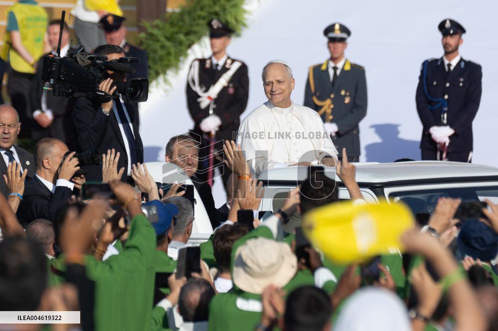 Pope Leo XIV Leads Mass For Youth Jubilee - Rome