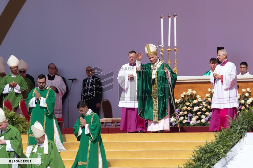 Pope Leo XIV Leads Mass For Youth Jubilee - Rome