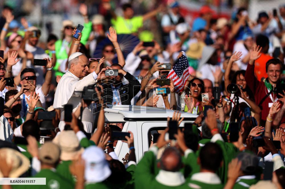 Pope Leo XIV Leads Mass For Youth Jubilee - Rome