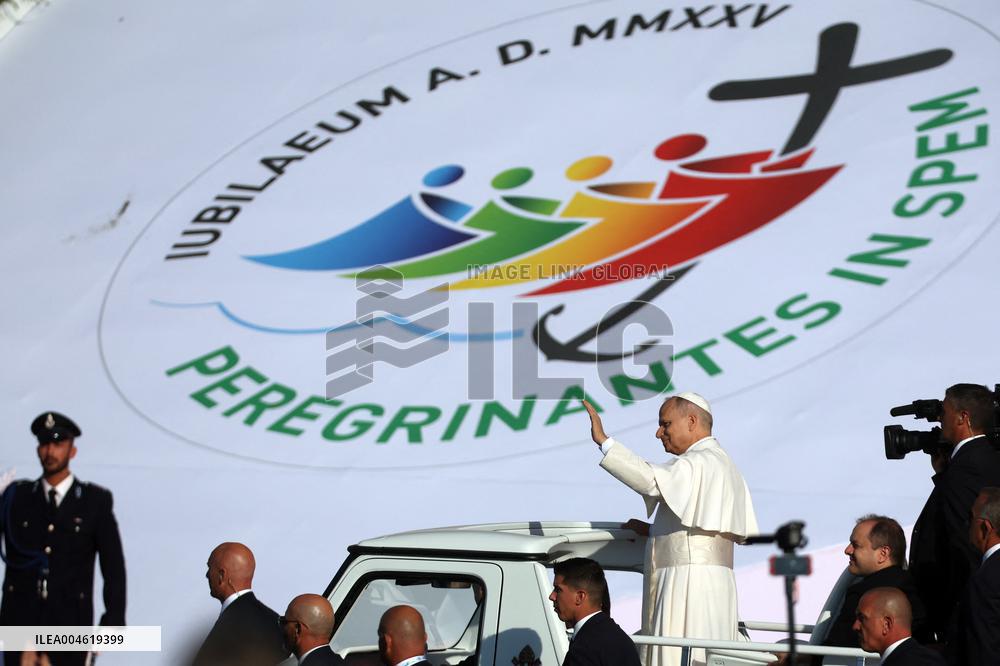 Pope Leo XIV Leads Mass For Youth Jubilee - Rome